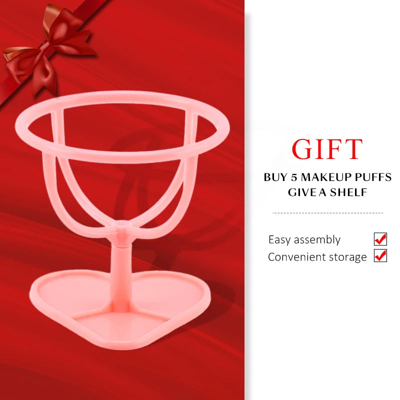 Makeup Blender Cosmetic Puff Makeup Sponges Cushion Foundation Powder Sponge Beauty Tool for Women Girls Make Up Accessories