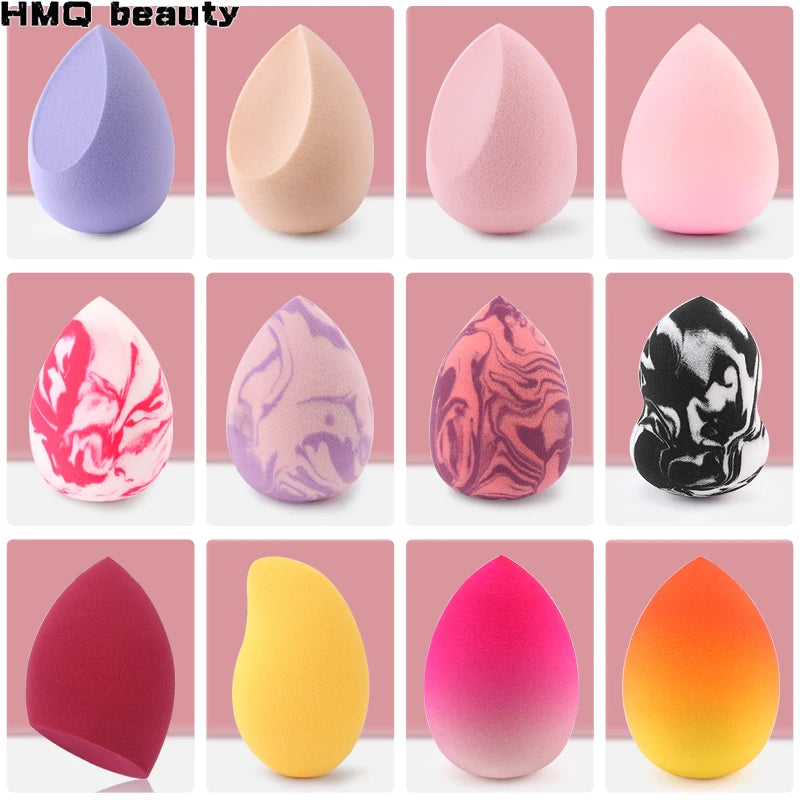 Makeup Blender Cosmetic Puff Makeup Sponges Cushion Foundation Powder Sponge Beauty Tool for Women Girls Make Up Accessories