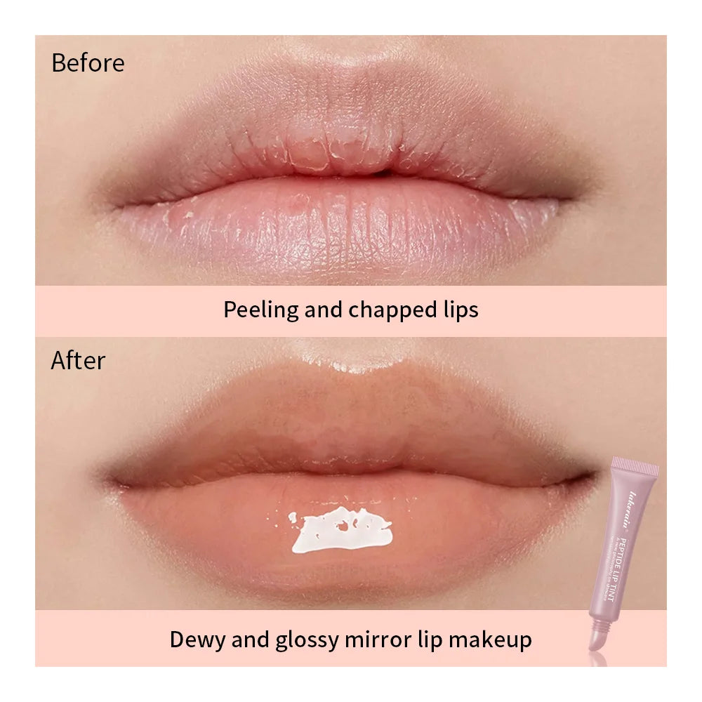 4pcs /set Moisturizing Lip Glaze Mirror Glass Long Lasting Lip Gloss Liquid Lipstick Makeup Glossy Lip Care Cosmetic