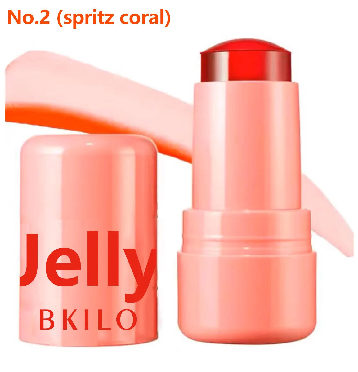 4 Colors Jelly Blush Stick Lip Balm Eyeshadow 3-in-1 Multi-Use Matte Blush Moisturize Brighten Lip Gloss Multi-Use Blush Makeup