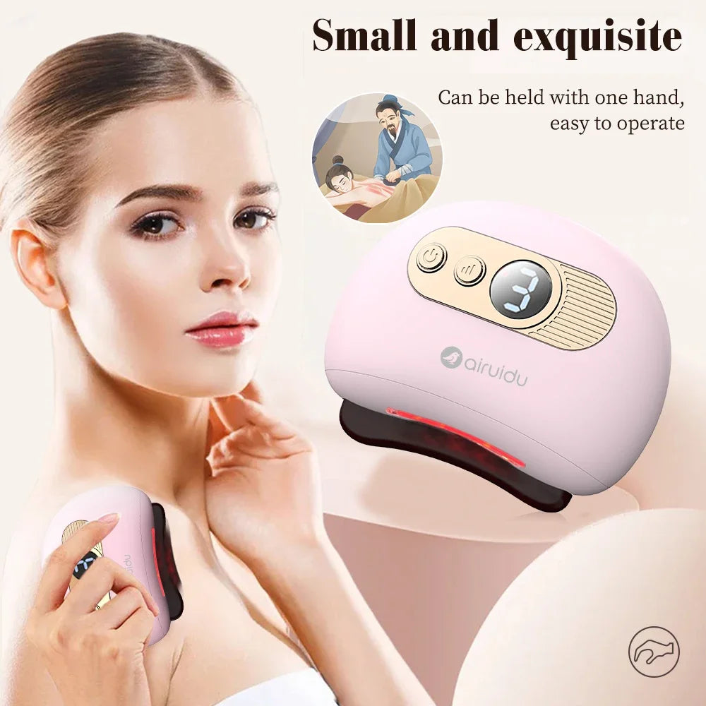 Electric Gua Sha Massage Board For Face Relieve Physical Fatigue Guasha Plate Jade Face Massager Scrapers Tools For Full Body