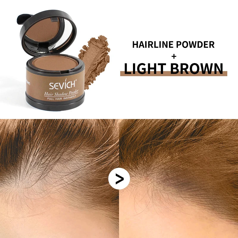 Water Proof hair line powder in hair color Edge control Hair Line Shadow Makeup Hair Concealer Root Cover Up Unisex Instantly