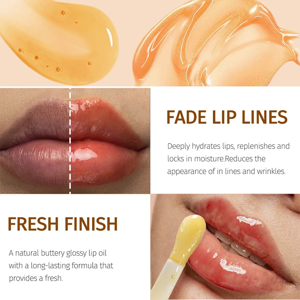 1/2 pack of Honey Moisturizing Lip Oil Moisturizing Gold Gloss Smooth and Fresh Natural Ingredients Lip Gloss